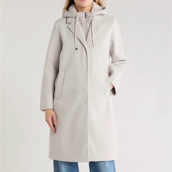 Sam Edelman Jackets & Blazers - NWT Sam Edelman Reefer with Packable Combo